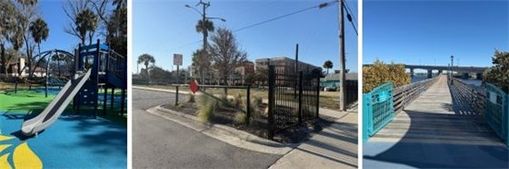 Decorative image showing recent city project photos as a collage. 