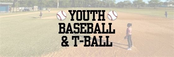 Decorative image for youth baseball and tball