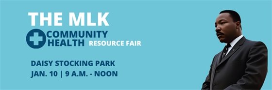 MLK Community Health Fair graphic