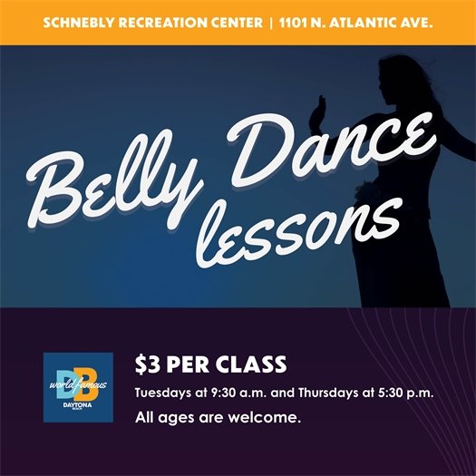Belly Dance Lessons - $3 - For all ages - Schnebly Recreation Center