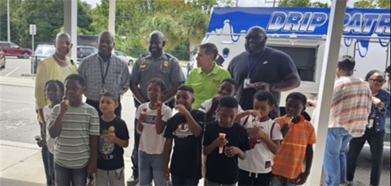 Daytona Beach Police Department Drip Patrol Ice Cream Truck