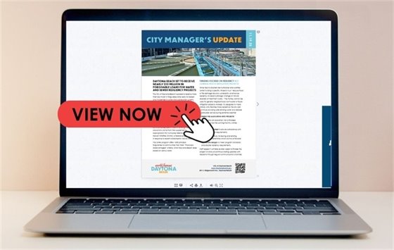 Decorative image for the City Manager's Update linked to the newsletter
