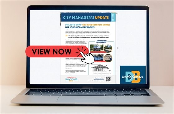 Decorative image for the City Manager's Update linked to the newsletter