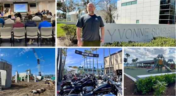 Photo collage of photos from update