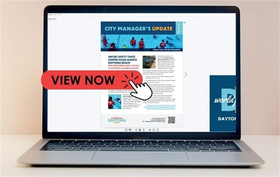 Decorative image for the City Manager's Update linked to the newsletter