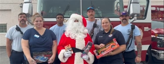 Toy Donations DBFD Photo