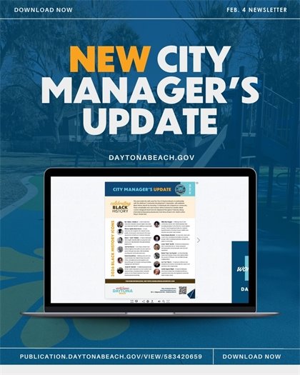 Decorative image for the City Manager's Update linked to the newsletter