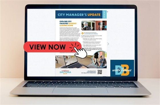 Decorative image for the City Manager's Update linked to the newsletter