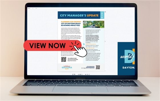 Decorative image for the City Manager's Update linked to the newsletter