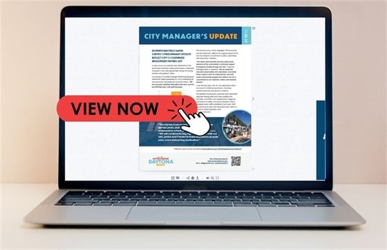 Decorative image for the City Manager's Update linked to the newsletter