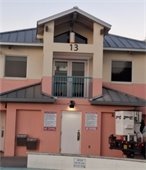 Beach Safety - Rear of Building with Address number 12 inches tall