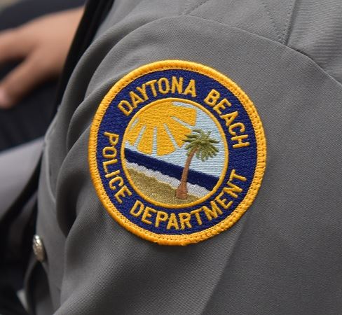 DBPD shoulder patch on officer 488 x 450