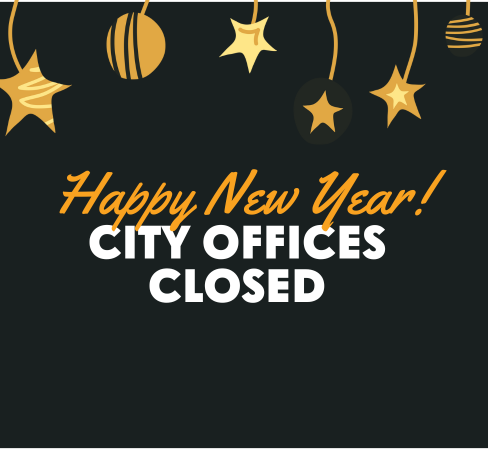 CITY HALL CLOSED graphic 